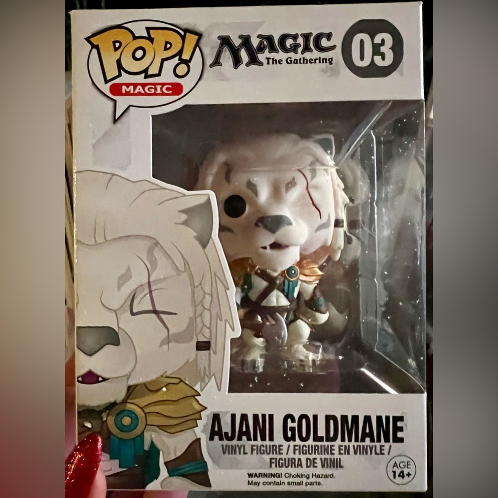NIB Funko POP! Magic The Gathering- #03 Ajani Goldmane. 2014. RARE and Vaulted.